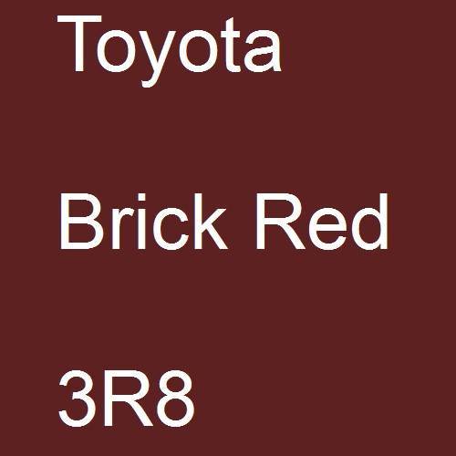 Toyota, Brick Red, 3R8.